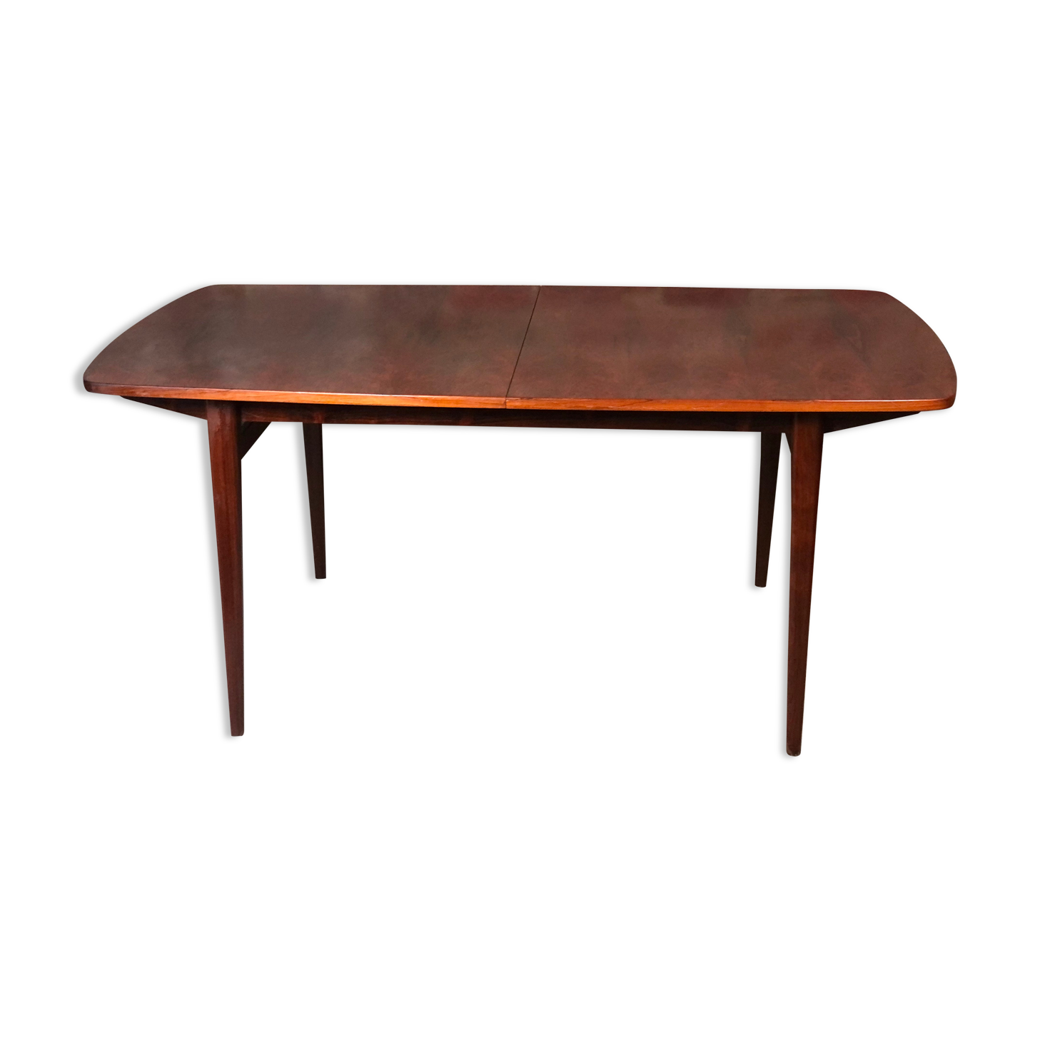 Scandinavian table with rosewood extensions from Rio vintage 1960