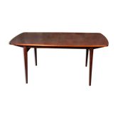 Scandinavian table with rosewood extensions from Rio vintage 1960