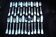 12 fish cutlery in silver metal uniplat cluny