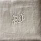 Lot de 6 serviettes anciennes monogrammées GJ