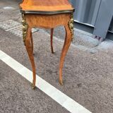 Old marquetry table Louis XV style