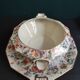 Vintage French serving sauce boat from La Tallec, Limoges, with colourful floral decoration