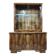 Streamlined Art Deco Walnut Display Cabinet / Sideboard – 1930s / 1940s