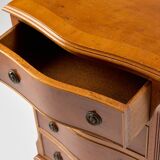 Original English cherry chest of drawers Burton Reproductions Limited