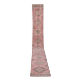 Tapis de couloir turc vintage