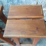4 pine mountain style stools