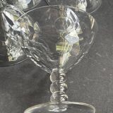 7 Baccarat Saint Hélier champagne glasses
