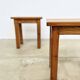 Brutalist oak stool