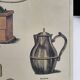 Le Café - Affiche pédagogique Deyrolle imprimée par Bernard Carant, Paris