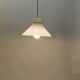 Suspension opaline blanche/vintage