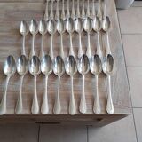 31 Christofle silver metal cutlery