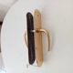 Pair of solid brass door handles