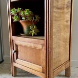 Cube bedside table in oak 1950s