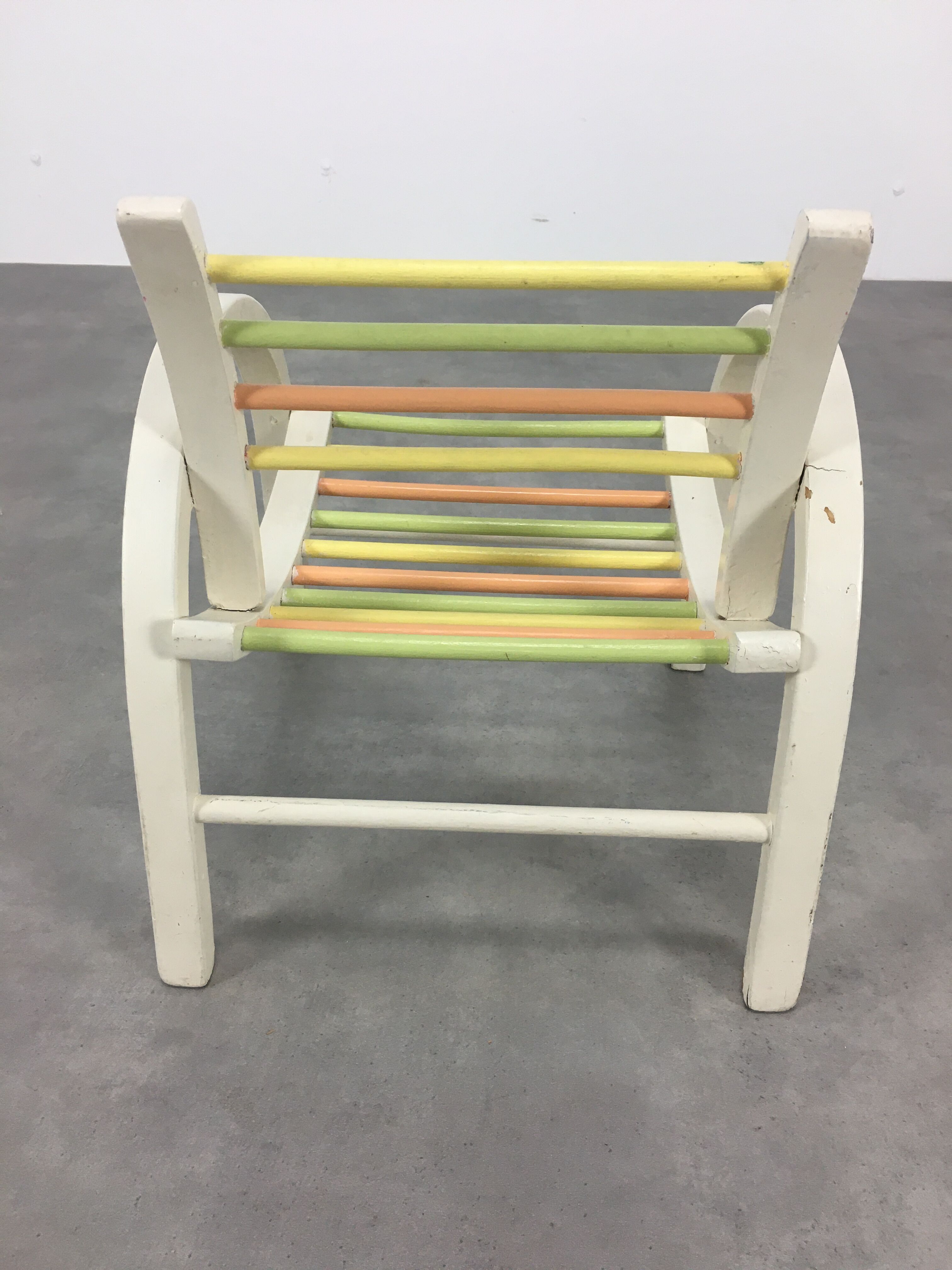 Baumann armchair with children's bars 50s