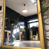 Antique mirror, mercury ice 174,5cm/111cm