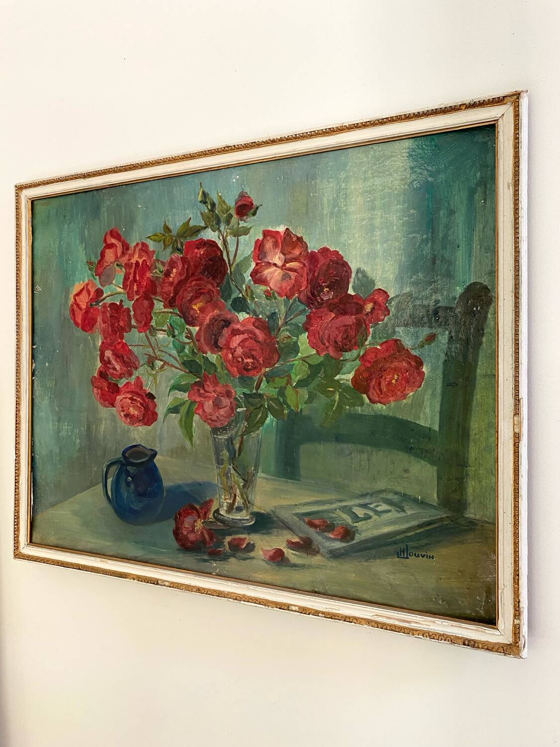 Old oil on wood dating from 1960