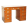 Vintage Harrods Kennedy desk in military campaign style with drawers.
