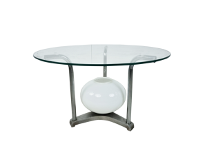 Table basse chromée