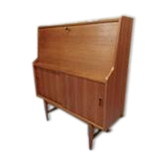 Scandinavian secretary in Mahjongg teak for Samcom