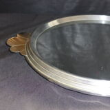 Round mirror tray polylobed side sockets 40/50 years