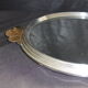 Round mirror tray polylobed side sockets 40/50 years