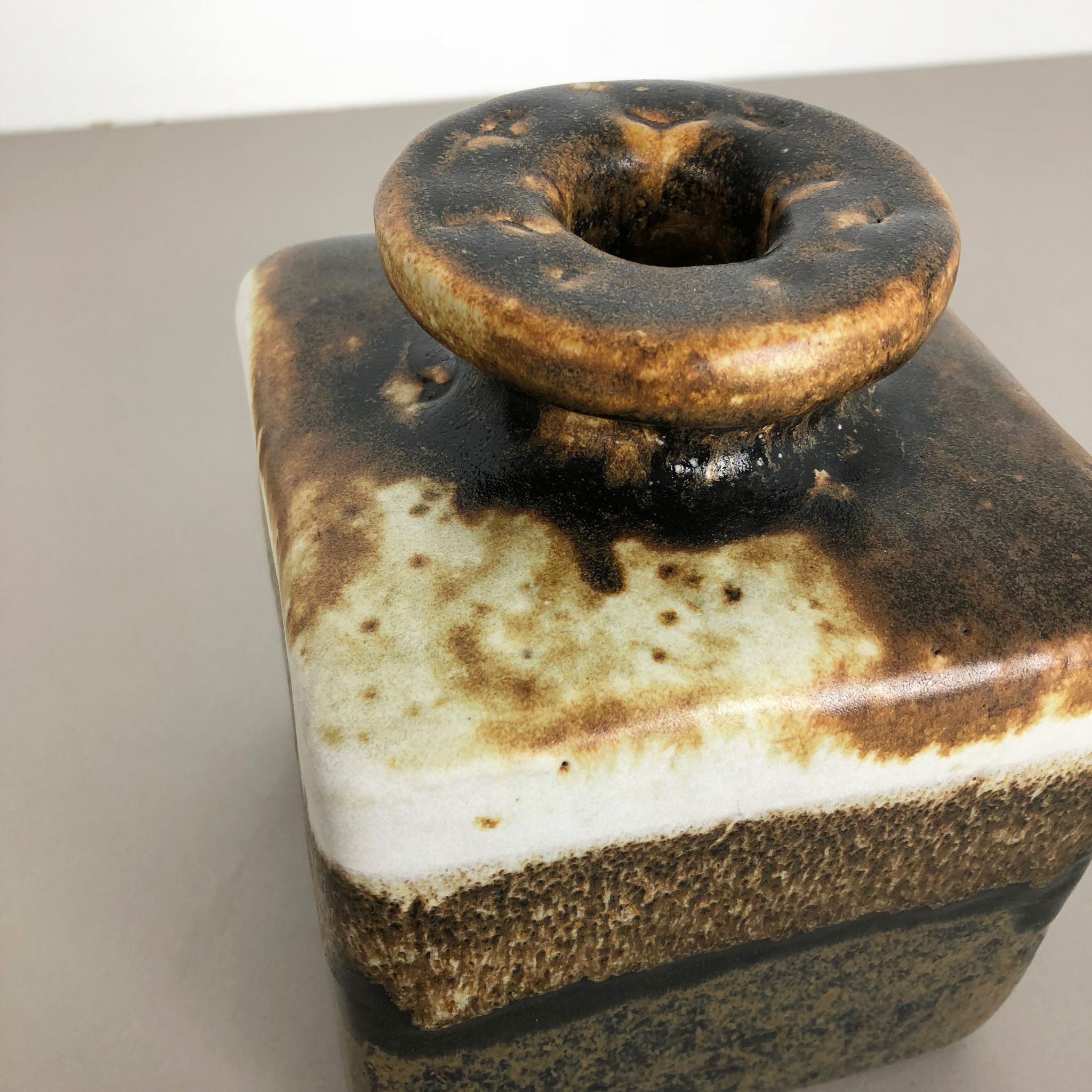 Vase par Babara Stehr Ceramics super rare 1970s ceramic studio pottery Allemagne