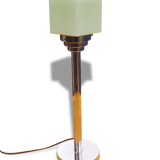 Year 60/70 Chrome and frosted glass lamp