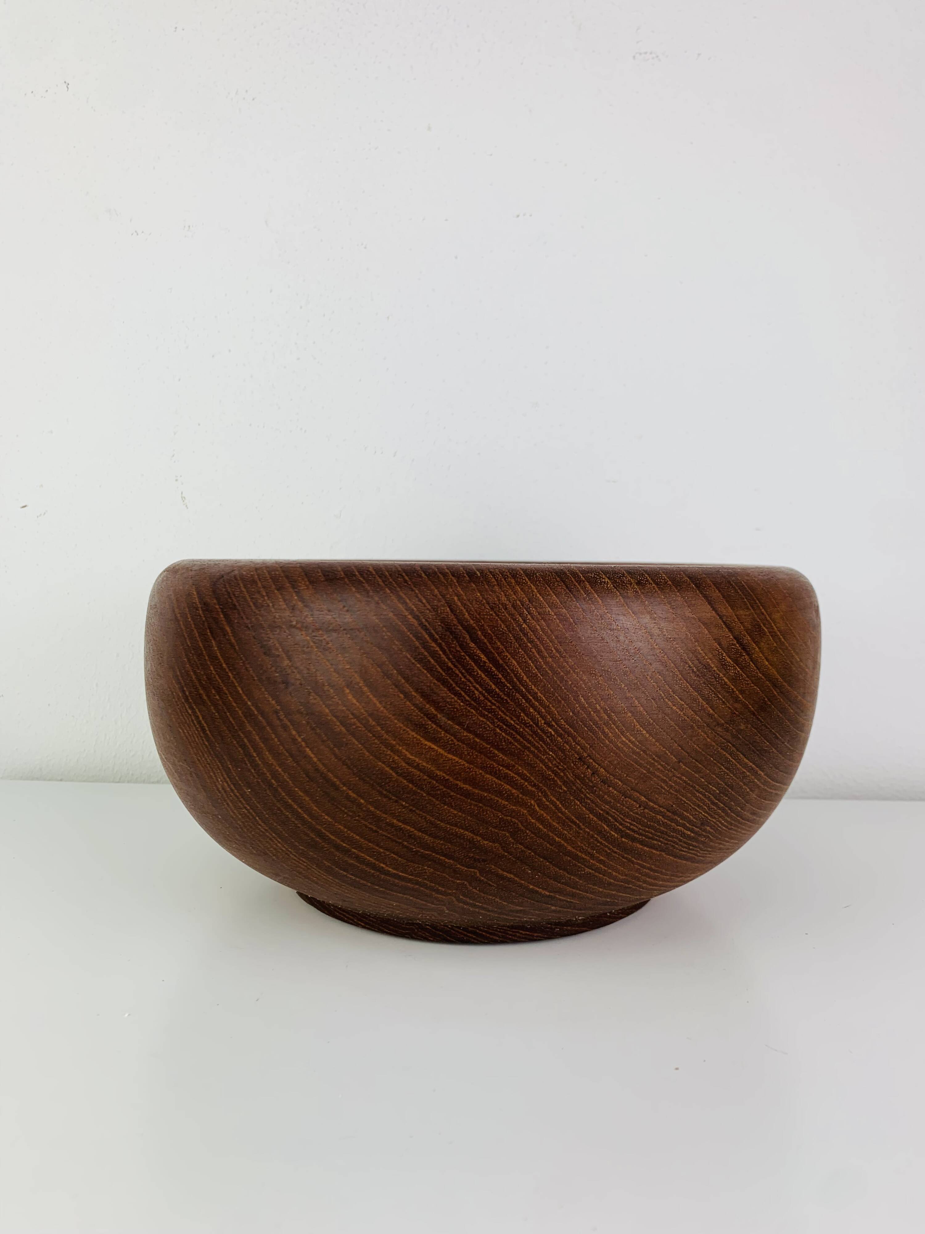 Danish teak fruit bowl, 1960s, Scandinavian.