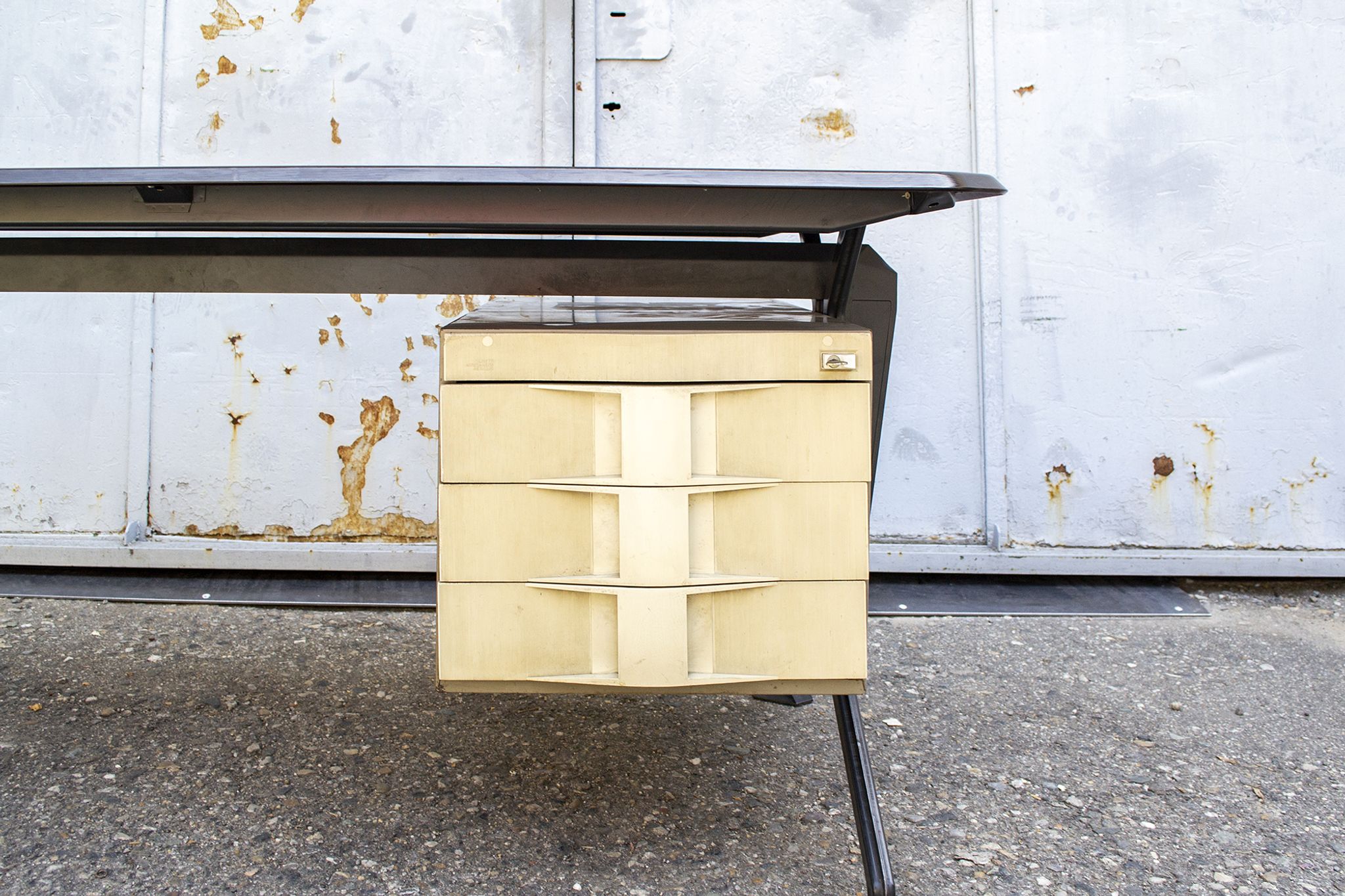Bureau série Arco avec tiroir par BBPR pour Olivetti Synthesis, années 1960