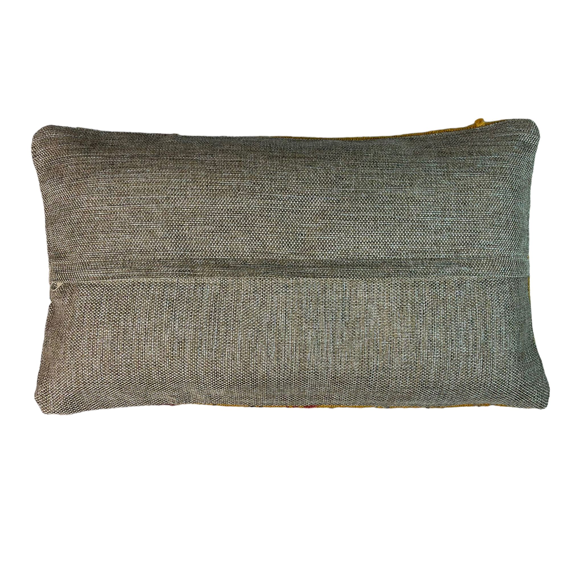 Housse de coussin vintage turque faite à la main 30 x 50 cm