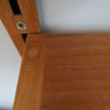 danish wall shelf unit in teak from the 60s by Kai Kristiansen