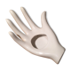 Main soliflore baguier en céramique blanche
