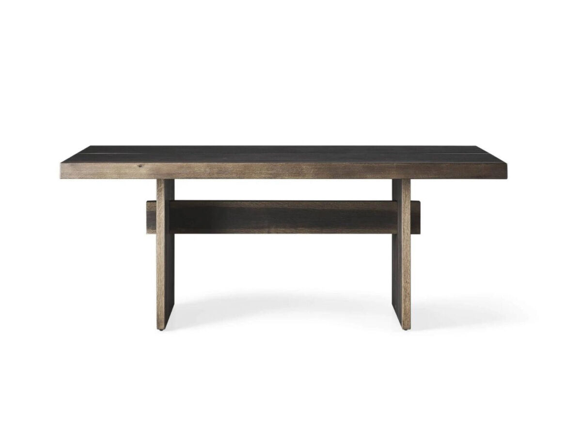 Arhaus solid oak table