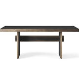 Arhaus solid oak table