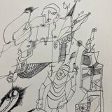 Vintage drawing