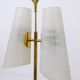 Mid-century brass floor lamp by Rupert Nikoll, Austria, 1950s.