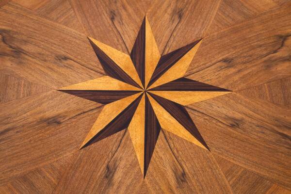 Art Deco round table, Poland, 1950s.