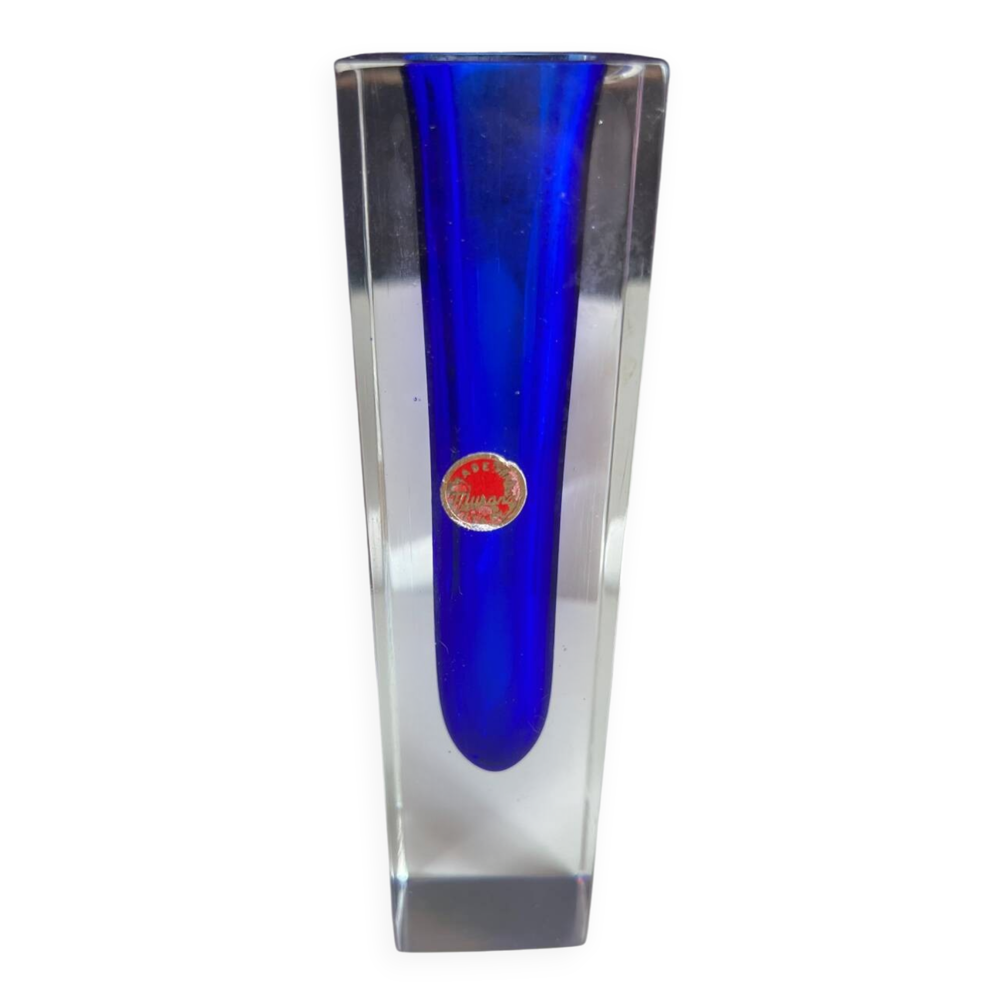 Sommerso Murano Vase 1960 – Hand-blown glass