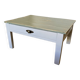 Solid wood coffee table with drawer