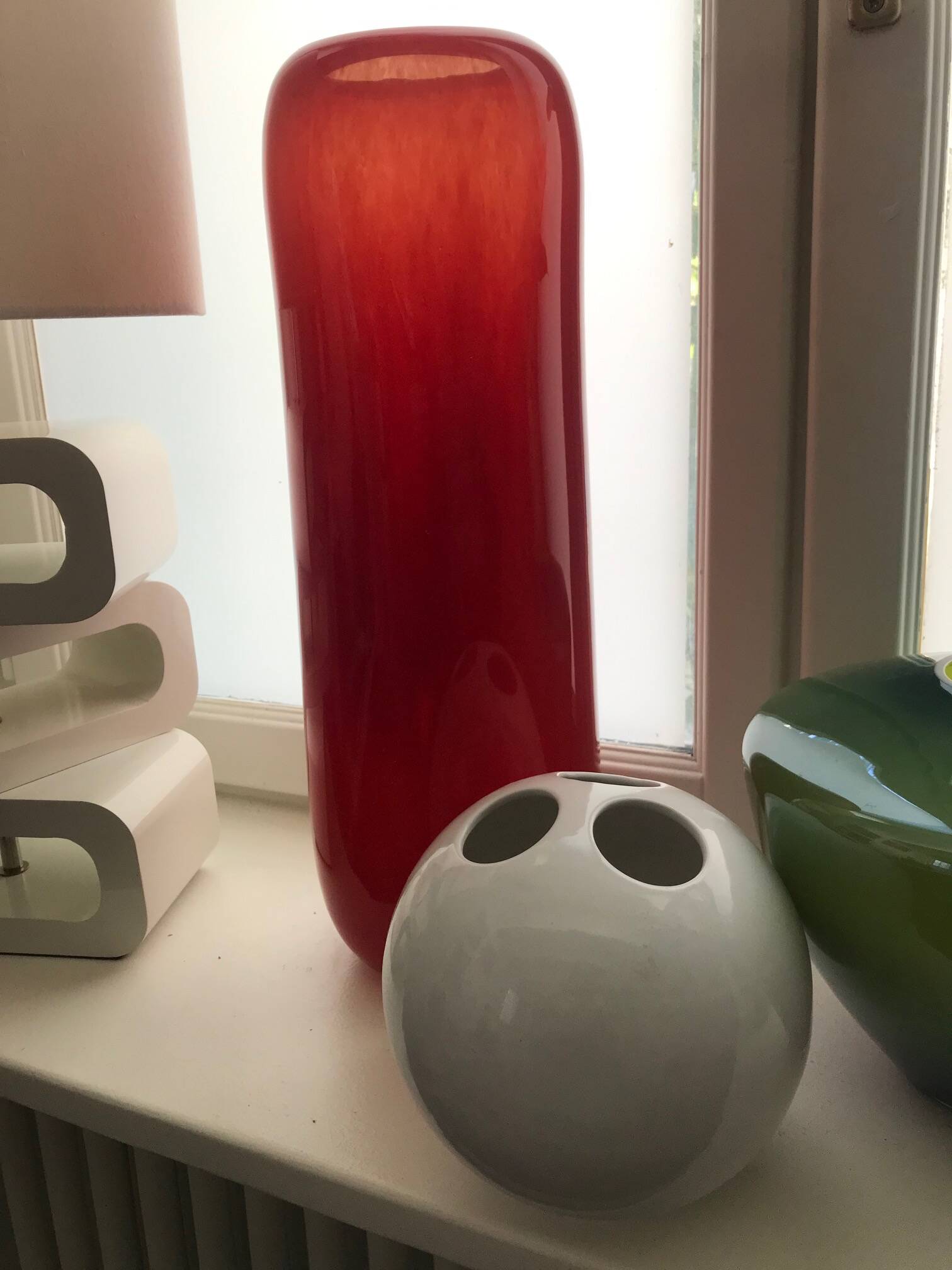 Grand Vase • Verre • Henry Dean • 1980