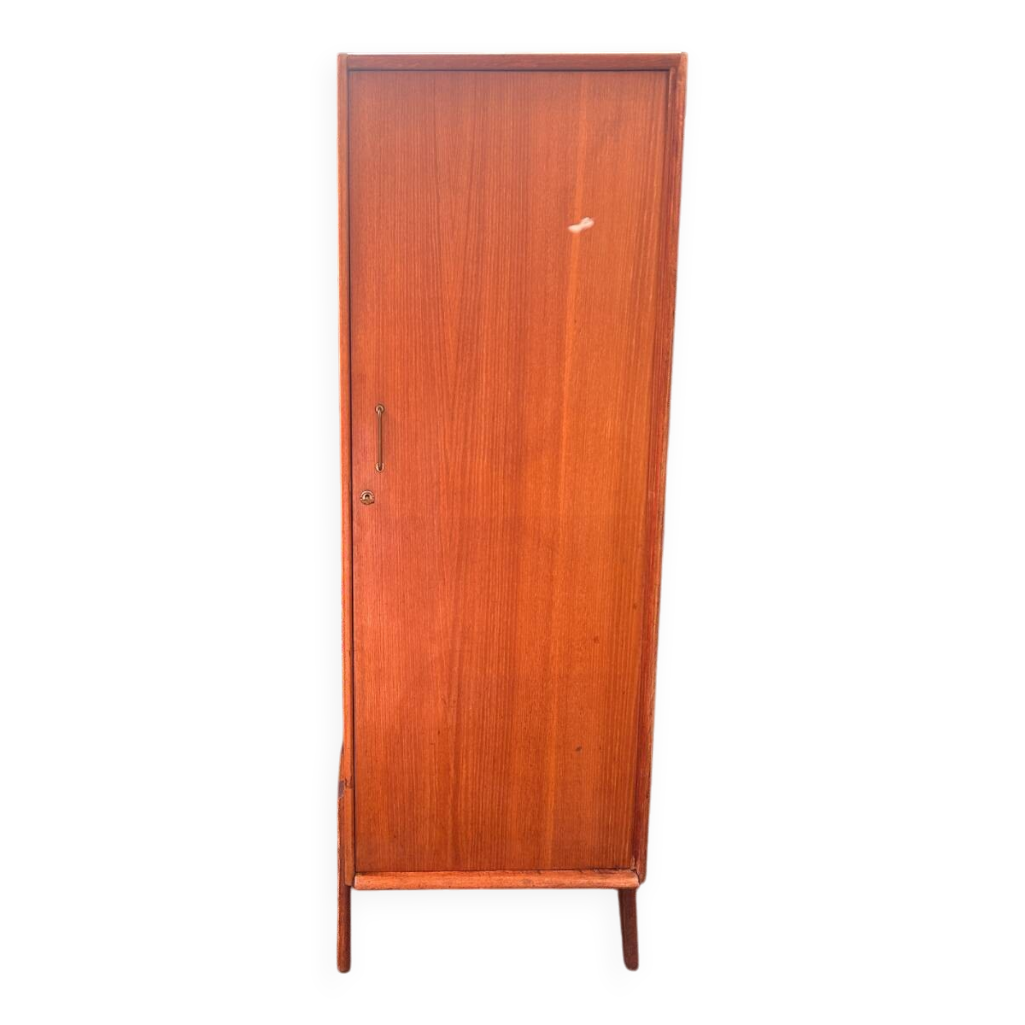 Oak wardrobe, boarding school style, 50s/60s