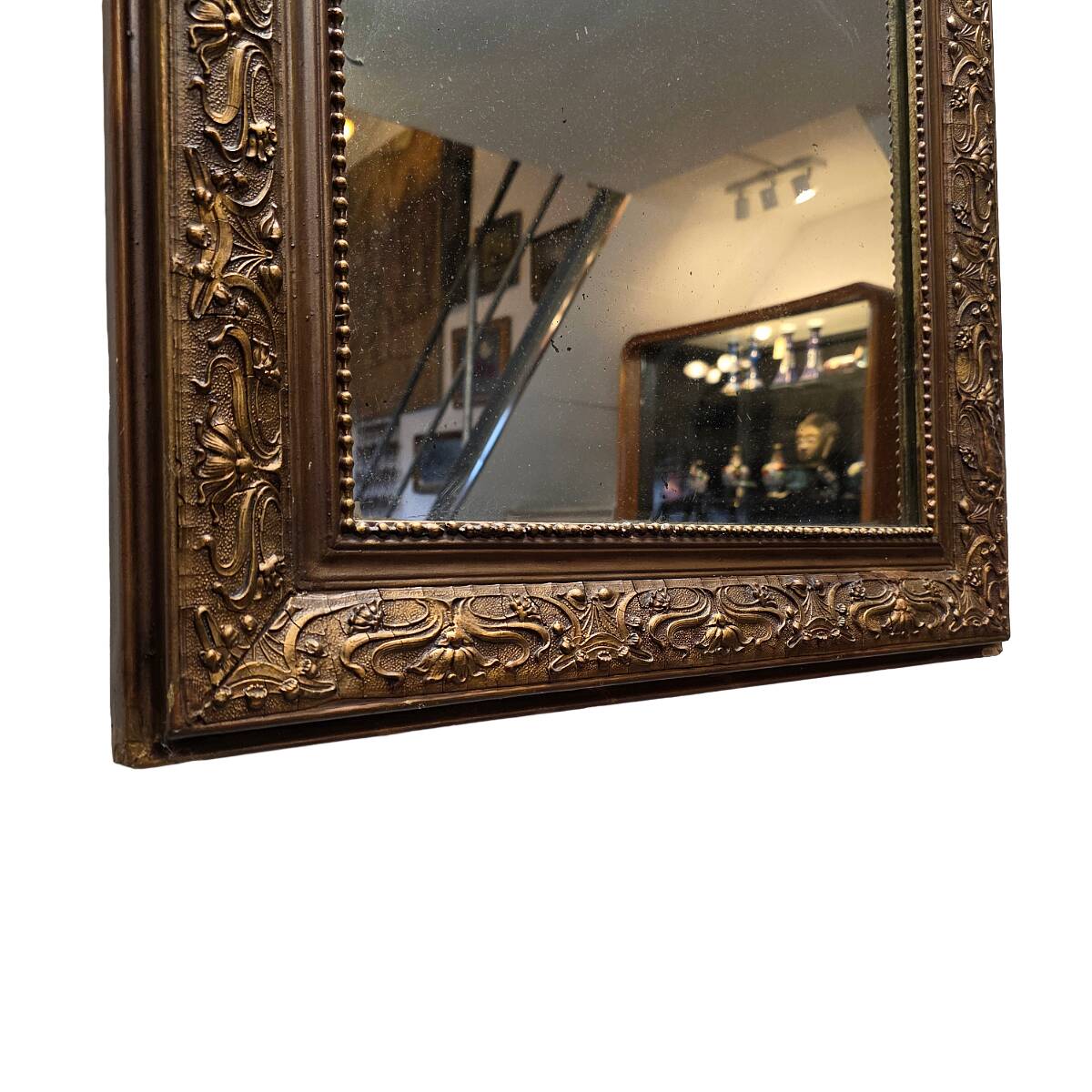 French Art Nouveau mirror, early 1900s.