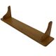 Vintage oak wall rack book shelf 1970s wood minimalist design