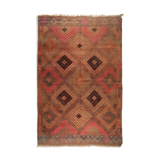Anatolian handmade kilim rug 293 cm x 193 cm