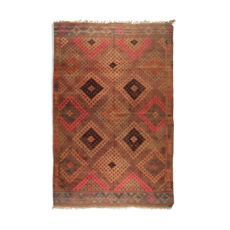 Tapis kilim anatolien fait à la main 293 cm x 193 cm