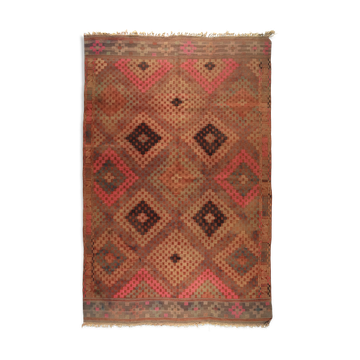 Anatolian handmade kilim rug 293 cm x 193 cm