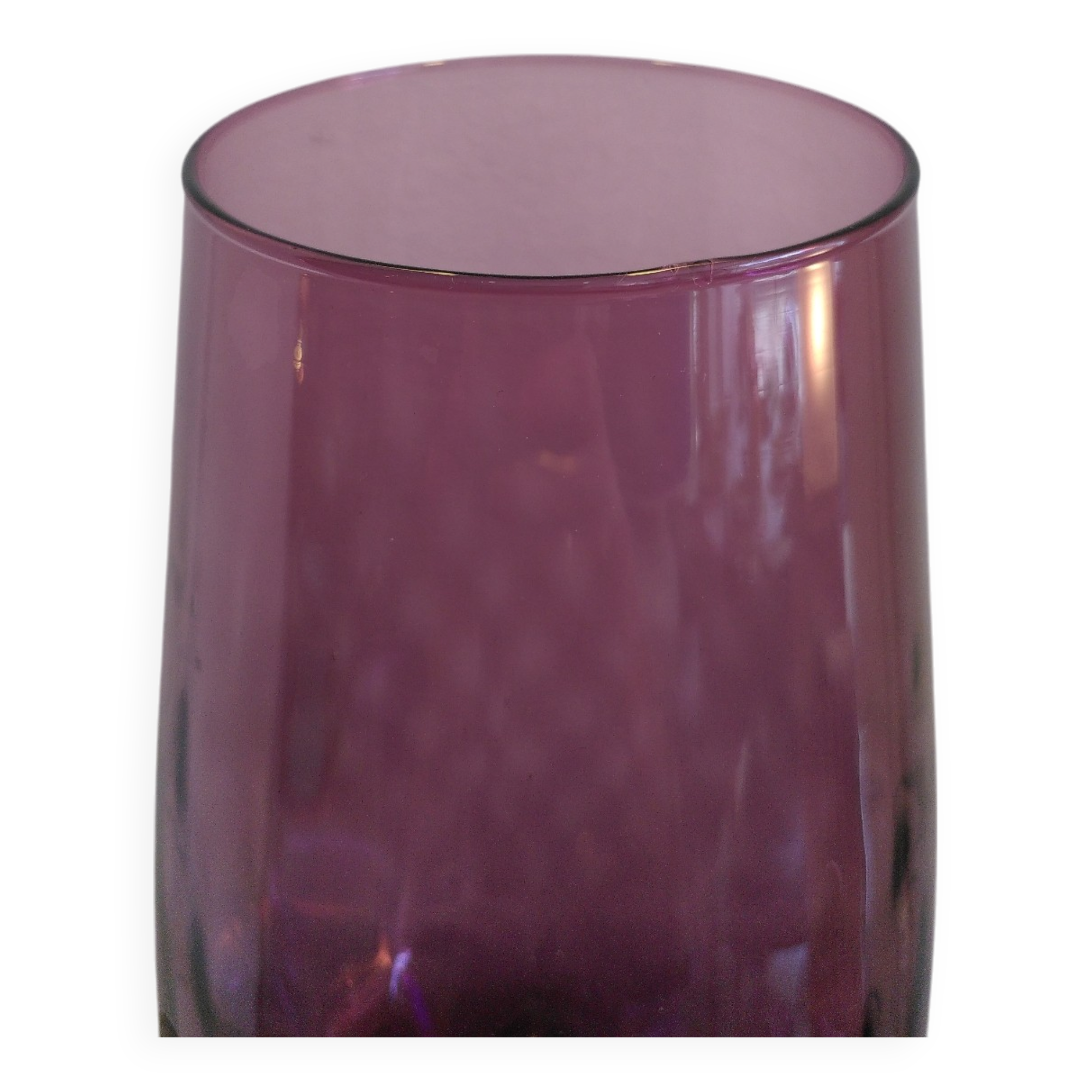 Large blown glass vase, Empoli 1960