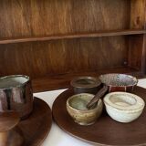 Teak tray signed Le Creuset, Denmark