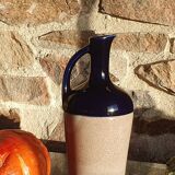 Pichet français en céramique/indigo par Dolphi