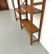 Bibliothèque Moderniste XXL en Pin Massif – Design Années 50 – L164 cm